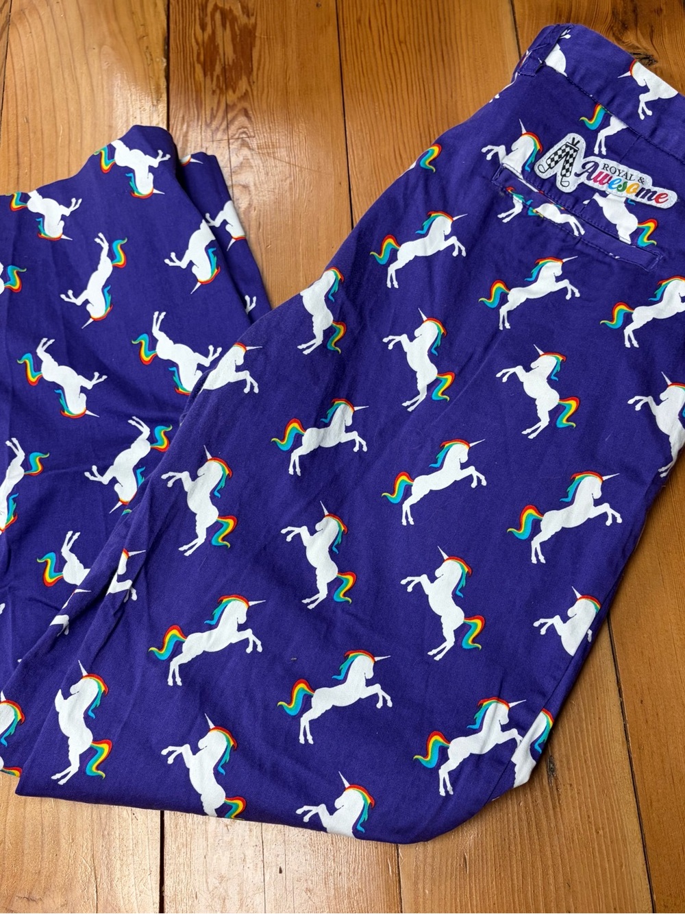 Royal & Awesome - Purple Unicorn Print 36/30